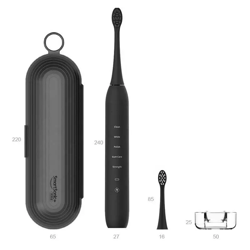 Smart Sonic Whitening oplaadbare stille elektrische tandenborstel